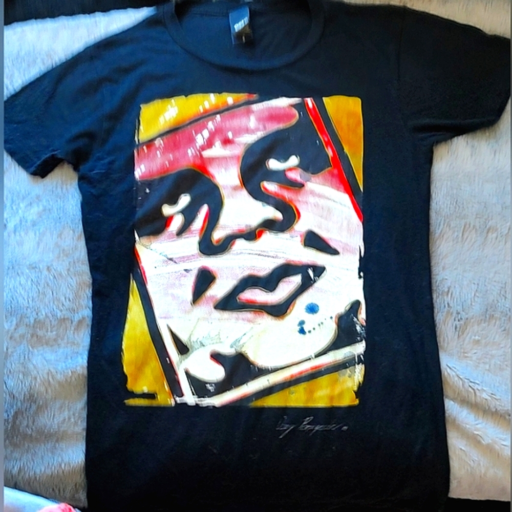 Obey Black T-shirt with Print